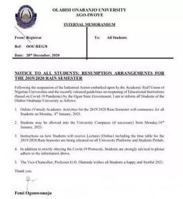 OOU University